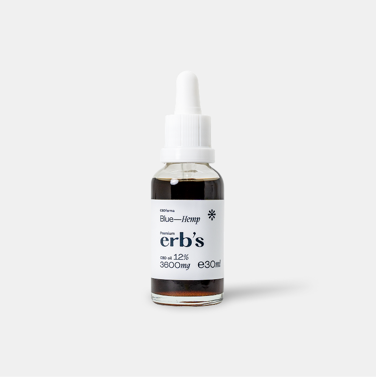 Premium erb’s CBD OIL 12 % 30ml Contains 3600 mg of CBD