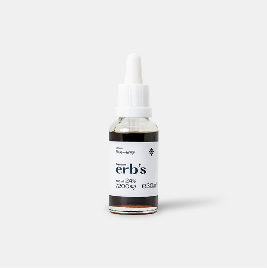 Premium erb’s CBD OIL 24 % 30ml Contains 7200 mg of CBD